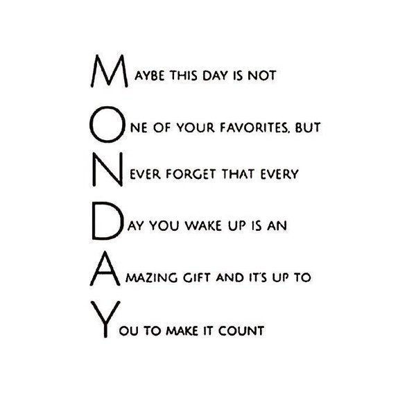 M.O.N.D.A.Y